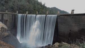 North Fork Dam Waterfall
